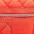 Chanel B Chanel Red Nylon Fabric Quilted Coco Cocoon Hobo Italy