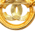 Chanel B Chanel Gold Gold Plated Metal CC Brooch France