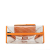 Fendi B Fendi Orange PVC Plastic Small Peekaboo Defender Italy