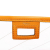 Fendi B Fendi Orange PVC Plastic Small Peekaboo Defender Italy