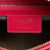 Christian Dior B Dior Pink Dark Pink Lambskin Leather Leather Medium Lambskin Cannage Lady Dior Italy