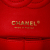 Chanel Orange Medium Classic Chevron Lambskin Double Flap France