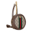 Gucci AB Gucci Brown Beige Coated Canvas Fabric Mini GG Supreme Ophidia Backpack Italy