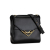 Bottega Veneta B Bottega Veneta Black Calf Leather The Clip Crossbody Italy