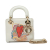 Christian Dior AB Dior White Calf Leather x Niki De Saint Phalle Dioramour Mini Lady Dior Italy