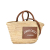 Jimmy Choo B Jimmy Choo Brown Beige Raffia Natural Material Logo Basket Bag Italy