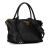 Prada B Prada Black Calf Leather Vitello Daino Satchel Italy