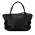 Prada B Prada Black Calf Leather Vitello Daino Satchel Italy