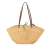 Loewe B LOEWE Brown Beige Raffia Natural Material Small Shell Basket Tote Ghana