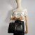 Celine 16 Seize Classique Shiny Calfskin Leather Top-handle Bag Black