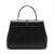 Celine 16 Seize Classique Shiny Calfskin Leather Top-handle Bag Black