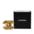 Chanel B Chanel Gold Gold Plated Metal CC Quilted Brooch Italy