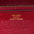 Hermès AB Hermès Red Burgundy Calf Leather Swift Ghillies Kelly Longue Wallet France