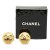 Chanel B Chanel Gold Gold Plated Metal CC Clip-On Earrings France