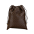 Celine B Celine Brown Coated Canvas Fabric Macadam Drawstring Pouch Italy