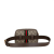 Gucci AB Gucci Brown Beige Coated Canvas Fabric Small GG Supreme Ophidia Belt Bag Italy