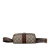 Gucci AB Gucci Brown Beige Coated Canvas Fabric Small GG Supreme Ophidia Belt Bag Italy