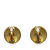 Chanel B Chanel Gold Gold Plated Metal CC Clip On Earrings France