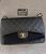 Chanel Medium Black Caviar Leather Double Flap