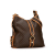 Celine B Celine Brown Coated Canvas Fabric Macadam Crossbody Italy