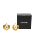 Chanel B Chanel Gold Gold Plated Metal CC Clip On Earrings France