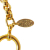 Chanel B Chanel Gold Gold Plated Metal Round Pendant Necklace France