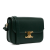 Celine B Celine Green Dark Green Calf Leather Triomphe Crossbody Italy