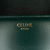 Celine B Celine Green Dark Green Calf Leather Triomphe Crossbody Italy