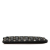 MCM B MCM Black Nylon Fabric Studded Visetos Clutch Korea, South