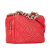 Chanel B Chanel Red Lambskin Leather Leather Quilted Lambskin Beauty Begins Bag Italy