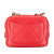 Chanel B Chanel Red Lambskin Leather Leather Quilted Lambskin Beauty Begins Bag Italy