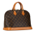 Louis Vuitton B Louis Vuitton Brown Monogram Canvas Canvas Monogram Alma PM France