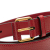 Gucci B Gucci Red Canvas Fabric Baiadera Stripe Belt Bag Italy