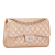 Chanel AB Chanel Brown Nude Caviar Leather Leather Jumbo Classic Iridescent Caviar Double Flap Italy