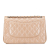 Chanel AB Chanel Brown Nude Caviar Leather Leather Jumbo Classic Iridescent Caviar Double Flap Italy