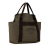 Hermès B Hermès Brown Dark Khaki Canvas Fabric Sac de Pansage Grooming Bag France