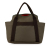 Hermès B Hermès Brown Dark Khaki Canvas Fabric Sac de Pansage Grooming Bag France