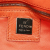 Fendi B Fendi Orange Satin Fabric Shoulder Bag Italy