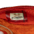 Chanel B Chanel Orange Suede Leather CC Shearling Clutch Italy