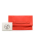 Hermès AB Hermès Orange Calf Leather Evercolor Pliplat Clutch France