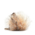 Fendi B Fendi Brown Light Beige Fur Natural Material Monster Pom-Pom Bag Charm Italy