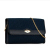 Christian Dior B Dior Blue Navy Canvas Fabric Oblique Chain Crossbody France