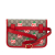 Gucci AB Gucci Brown Beige with Red Coated Canvas Fabric GG Supreme Apple Belt Bag Italy