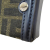 Fendi AB Fendi Brown with Blue Dark Blue Canvas Fabric Zucca Soft Trunk Baguette Crossbody Italy