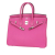 Hermès AB Hermès Pink Hot Pink with Red Calf Leather Epsom Candy Birkin Retourne 25 France