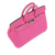 Hermès AB Hermès Pink Hot Pink with Red Calf Leather Epsom Candy Birkin Retourne 25 France