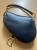 Christian Dior AB Dior Blue Calf Leather Medium Saddle Bag Italy