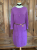 Chanel IIconic CC Turnlock Purple Cashmere Dress -Brand: Chanel Iconic Chanel purple cashmere dress with CC turnlock closures