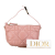 Christian Dior AB Dior Pink Light Pink Calf Leather Small skin Macrocannage DiorTravel Nomad Pouch Italy