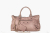 Balenciaga Pink Leather Balenciaga Weekender